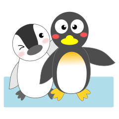 ペンギン兄弟と会話