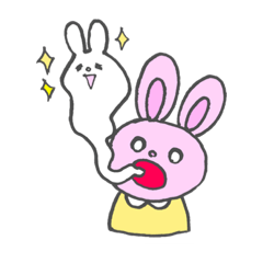 pink rabbit "mimichan"