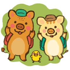 ほんわか日和 いのしし Line スタンプ Line Store