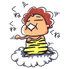 ぐーたら かみなりさま Line スタンプ Line Store ぐーたら かみなりさま Line スタンプ Line Store