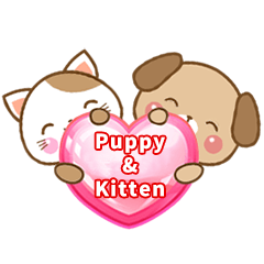 Puppy and Kitten Stickers