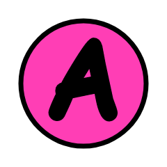 PinkBlack Alphabet