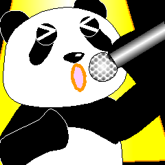 Stiker Harian panda,dalam animasi!