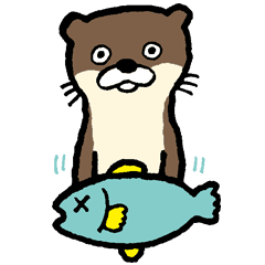 へんてこなカワウソくん Line スタンプ Line Store