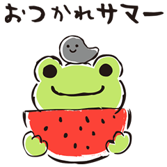 Pickles The Frog Summer Line貼圖 Line Store