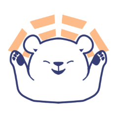 Emotional polar bear