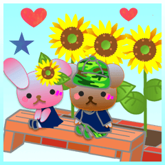 Rabbit and bear daily(Summer2)