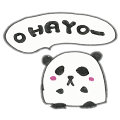 panda-kun of rice ball
