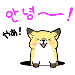 Animated Fox Stickers (Japanese/Korean)