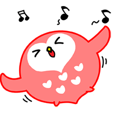 Pink owl OLLY [Animaited]
