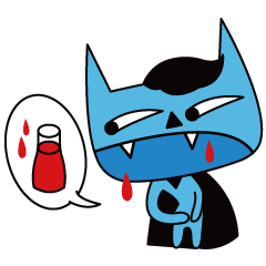 Vampire Blue Cat