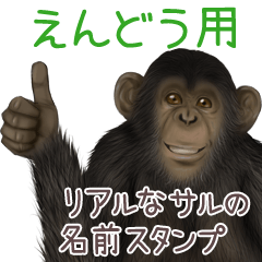 Endou Monkey's real name Sticker