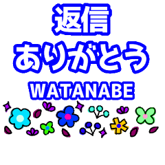 [MOVE]"WATANABE" sticker_NE_T