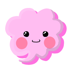 Cutie pink balloon