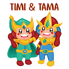 Timi & Tama | Yabe-LINE貼圖代購 | 台灣No.1，最便宜高效率的代購網