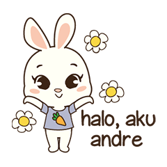 Sticker Nama : Andre