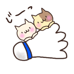 ねこたんバドミントン4 Line スタンプ Line Store ねこたんバドミントン4 Line スタンプ Line Store