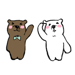 bears sticker/Tsuyoshi and Daniel