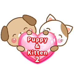 Puppy and Kitten Stickers 2