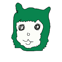 green alpaca
