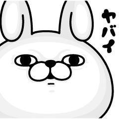 Rabbit100 Yabai Line Stickers Line Store