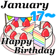 1/17-1/31 January birthday cake move