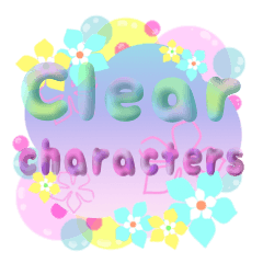 Clear characters english