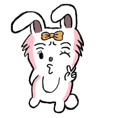 miss pink rabbit