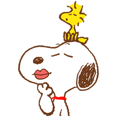 Snoopy Woodstock Line Stickers Line Store