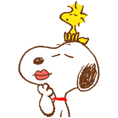 Snoopy Woodstock Line Stickers Line Store