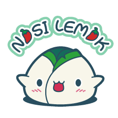 Nasi Lemak Stiker Line Line Store