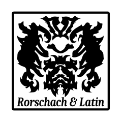 Rorschach test-like Stickers (Latin)
