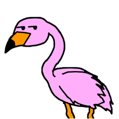 Flamingo emotion