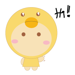 The Boy and Mascot Duck.