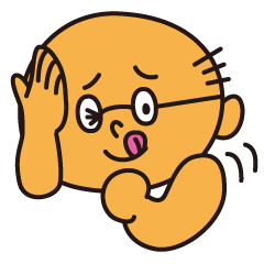 可愛いおじさんのためのスタンプ