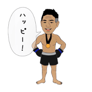 Kickboxer KATSUJI sticker