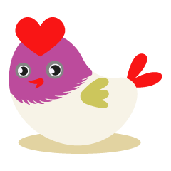 Cute Sparrow Sticker Set