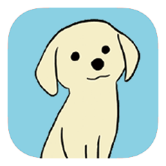 Stiker Golden Retriever Puppy