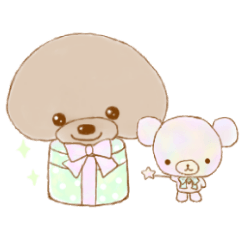 Caramel and Teddy bear