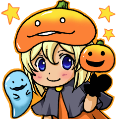 Halloween Pumpkin Girl