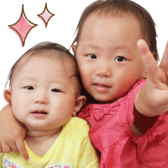 YUAchan & MEIchan stamp
