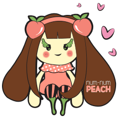 Num-Num Peach by This Monster