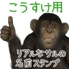 Kousuke Monkey's real name Sticker