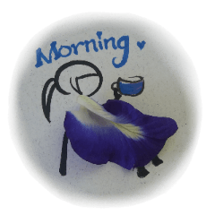 Little One of Butterfly Pea flowers-1