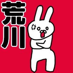Arakawa's animated rabbit Sticker!!