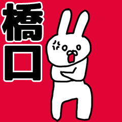 Hashiguchi's animated rabbit Sticker!!