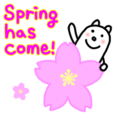 Cool Dog In Spring Line Stickers Line Store