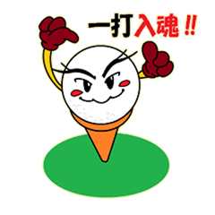 Golf ball character "Goru-chan"