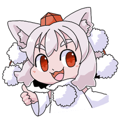 Touhou Project Inubashiri Momiji Sticker