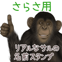 Sarasa Monkey S Real Name Sticker Line Stickers Line Store Sarasa Monkey S Real Name Sticker Line Stickers Line Store